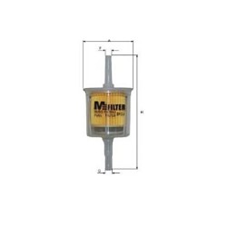 Filter paliva uni 2108-1117010-81