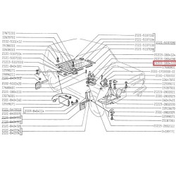 Spodna guma prídavnej prevodovky 21213-1804122