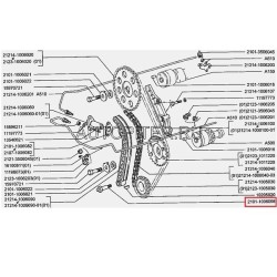 Skrutka napináku veľkého 2101-1006098