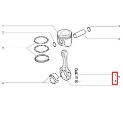 Skrutka ojnice s maticou 21213-1004062