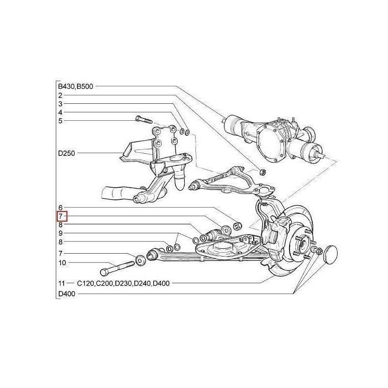 Podložka silent bloku spodného ramena do roku 2010 2121-2904045