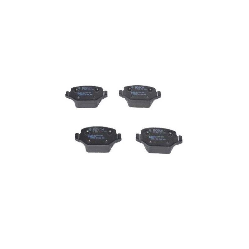 Zadné brzdové doštičky sada VESTA 11196-3502089