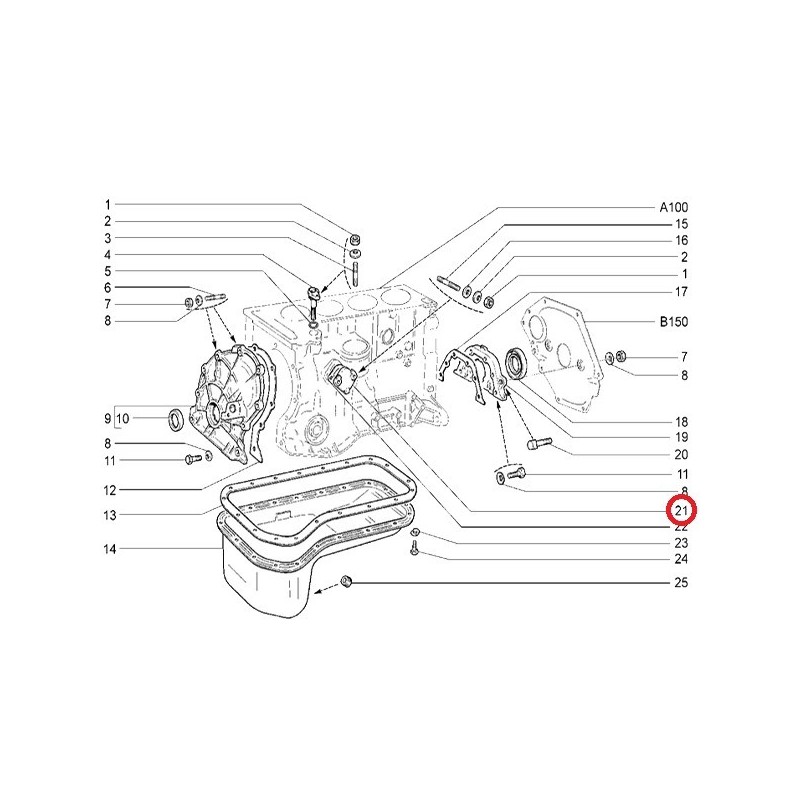 Záslepka AC pumpy 21214-1002046