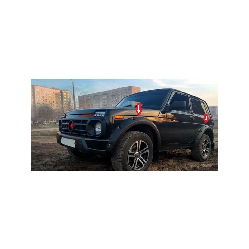 Vonkajší plastový lem LAPTER LADA NIVA URBAN