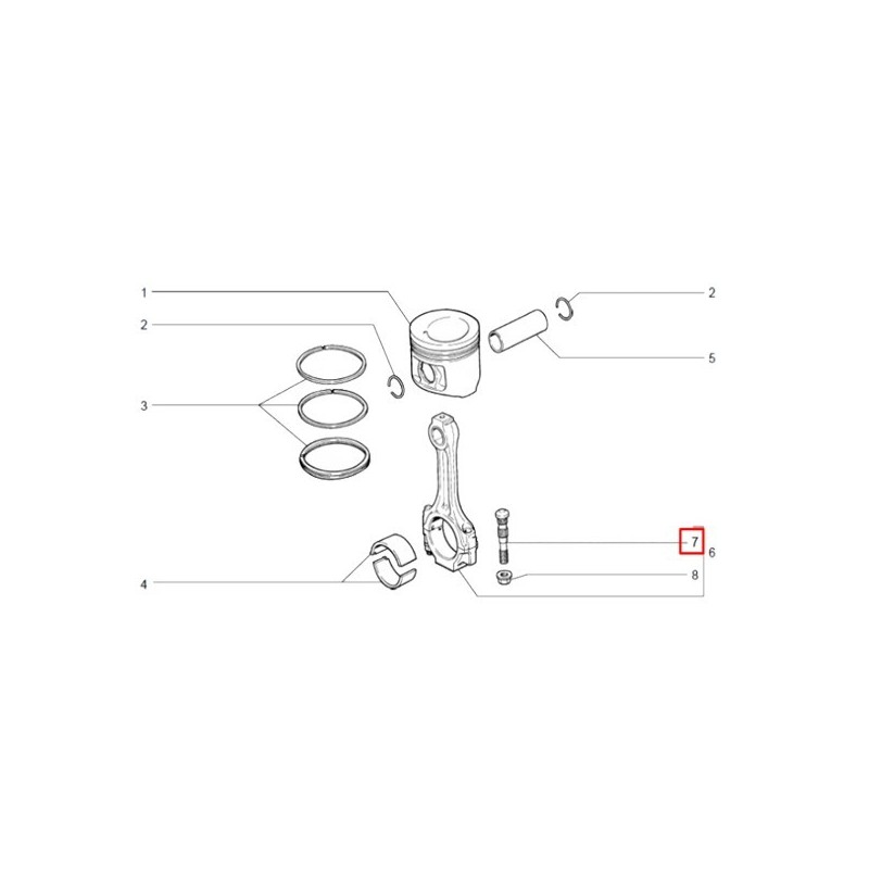 Skrutka ojnice 21213-1004062