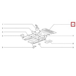 Podlaha kufra batožiny 21213-5101034-10