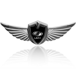 Lada 3D znak nalepovací