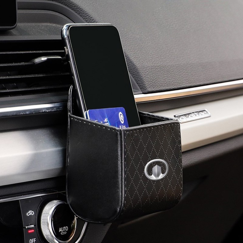 Kožene puzdro na odkladanie veci