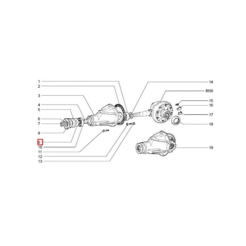 Těsnící kroužek diferenciálu 2101-2402075