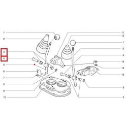 Segéd sebességváltó kar csapja komplett 2121-1804044