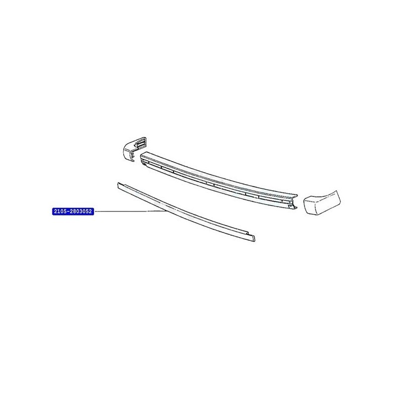 Guma předního nárazníku 2105-2803052