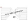 Roata planetara 22 dinti 2123-2403050