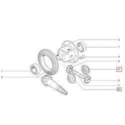 Roata planetara 22 dinti 2123-2403050