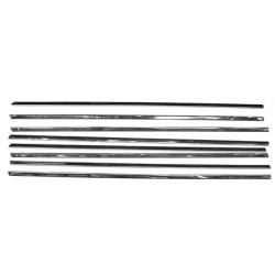 Moluri cromate pentru geam usi laterale set 8 buc 2101-6103472+73