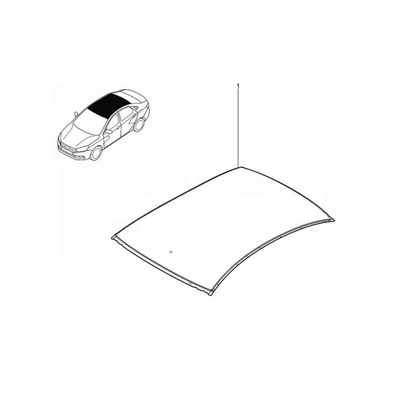 Tető Lada Vesta 8450105291