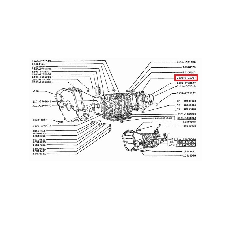 Übertragungsstift 2101-1701017