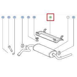 Kryt zadního výfukového potrubí 21213-5107210