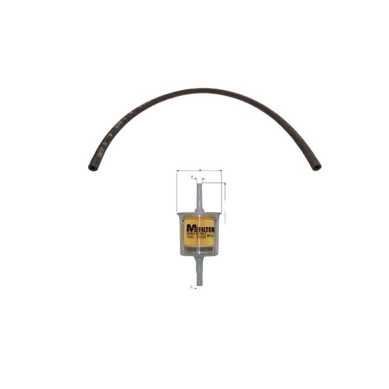 Furtun benzină + filtru 2101-1104090-10