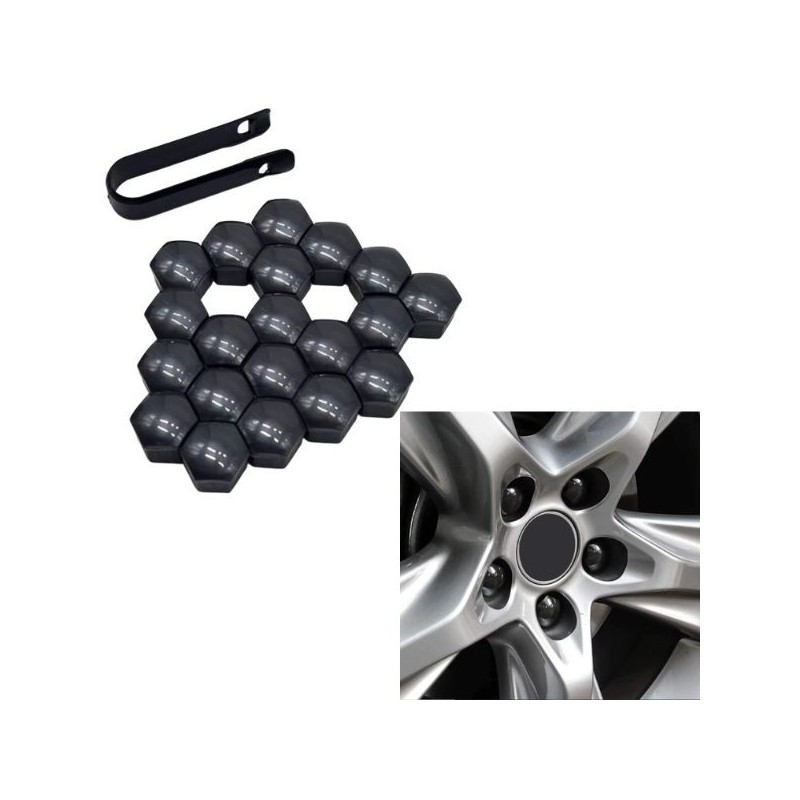 Protectoare pentru piulițele roților auto gri