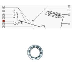 Unterlegscheibe 6×12 mit Innenverzahnung 00001-0026053-71